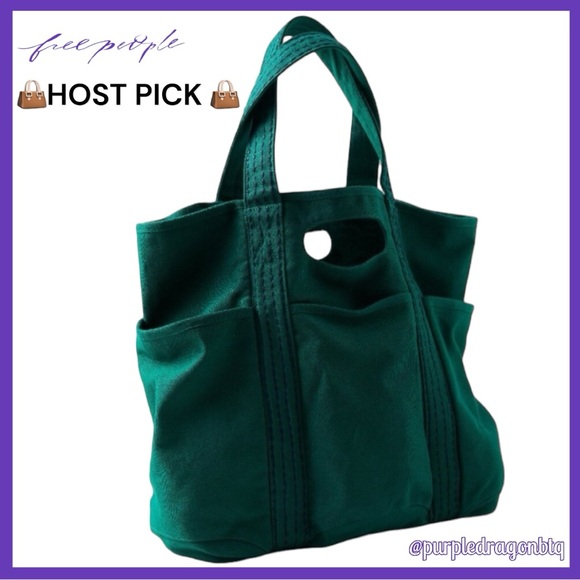 Free People Handbags - FREE PEOPLE CARAVAN CANVAS TOTE. NWT 🔥SALE 🔥 👜 HOST PICK 👜